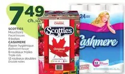 Proxim SCOTTIES Facial tissues, CASHMERE Bathroom tissue offer