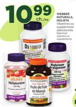 Proxim WEBBER NATURALS, HOLISTA offer
