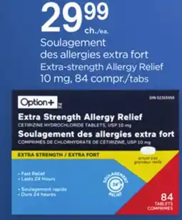 Proxim Option+ Extra-strength Allergy Relief 10 mg offer