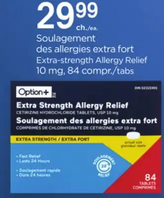 Proxim Option+ Extra-strength Allergy Relief 10 mg offer