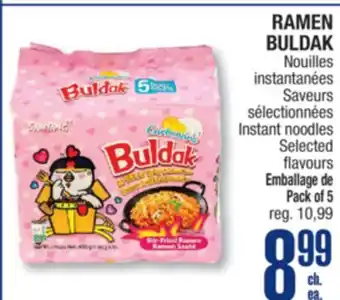 Jean Coutu RAMEN BULDAK Instant noodles Selected flavours offer