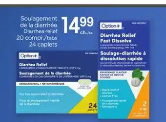 Proxim OPTION+ Diarrhea relief offer
