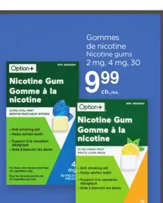 Proxim Option+ Nicotine gums offer