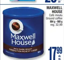 Jean Coutu MAXWELL HOUSE Ground coffee offer