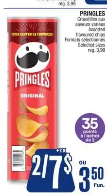 Jean Coutu PRINGLES Assorted flavoured chips Selected sizes offer