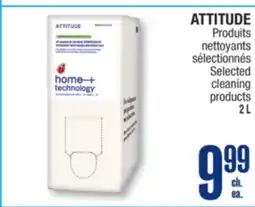 Jean Coutu ATTITUDE Selected cleaning products offer