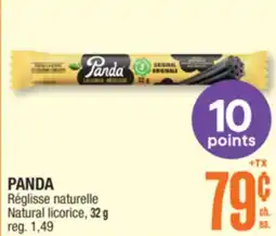 Jean Coutu PANDA Natural licorice offer