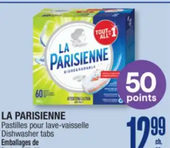 Jean Coutu LA PARISIENNE Dishwasher tabs offer