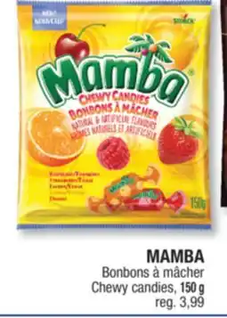 Jean Coutu MAMBA Chewy candies offer