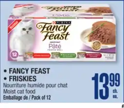 Jean Coutu FANCY FEAST, FRISKIES Moist cat food offer