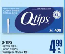 Jean Coutu Q-TIPS Cotton swabs offer
