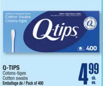 Jean Coutu Q-TIPS Cotton swabs offer