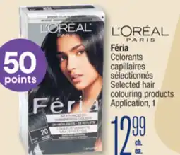 Jean Coutu L'ORÉAL PARIS Féria Selected hair colouring products offer