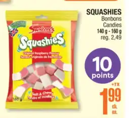 Jean Coutu SQUASHIES Candies offer