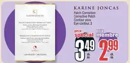 Jean Coutu KARINE JONCAS Patch Correction Eye contour offer