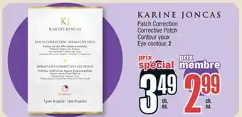 Jean Coutu KARINE JONCAS Patch Correction Eye contour offer