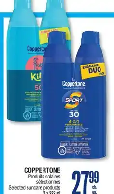 Jean Coutu COPPERTONE Selected suncare products offer