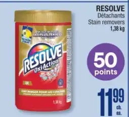 Jean Coutu RESOLVE Stain removers offer