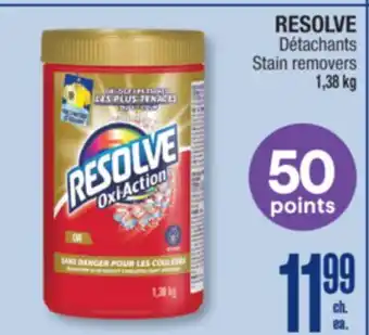 Jean Coutu RESOLVE Stain removers offer