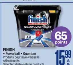 Jean Coutu FINISH Powerball, Quantum Selected dishwashing products offer