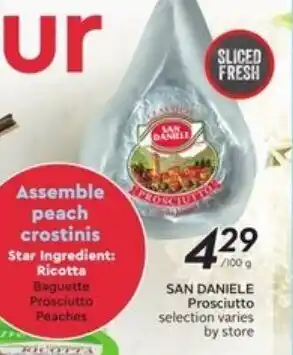 Safeway San Danielle Prosciutto offer