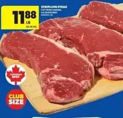 Real Canadian Superstore Striploin steak offer
