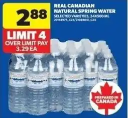 Real Canadian Superstore Real canadian natural spring water offer