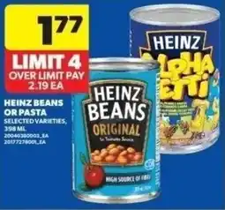Real Canadian Superstore Heinz beans or pasta offer