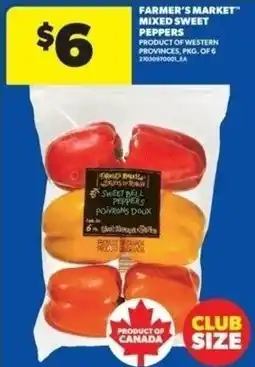 Real Canadian Superstore Farmer's market mixed sweet peppers offer