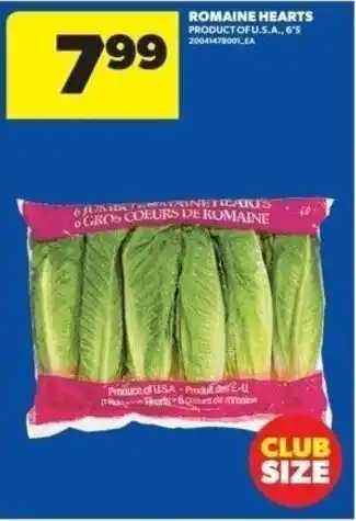 Real Canadian Superstore Romaine hearts offer