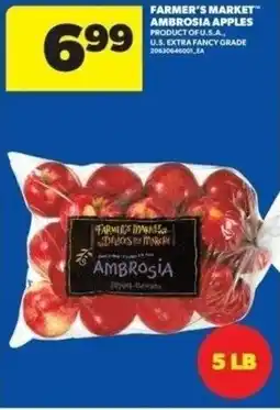 Real Canadian Superstore Farmer's market ambrosia apples offer