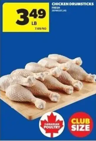 Real Canadian Superstore Chicken drumsticks offer