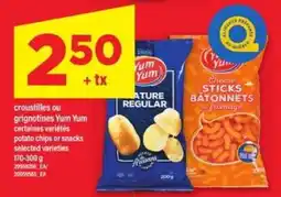 Maxi Yum Yum chips or snacks offer