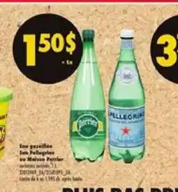 Maxi Eau gazéifiée San Pellegrino ou Maison Perrier offer