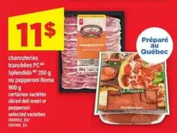 Maxi Charcuteries tranchées PC Splendido ou pepperoni Roma offer
