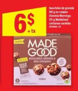 Maxi MadeGood bouchées de granola offer