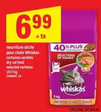 Maxi Whiskas offer