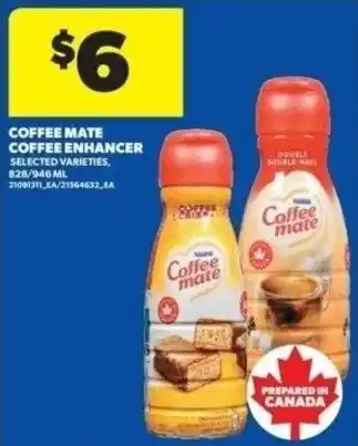 Real Canadian Superstore Coffee mate coffee enhancer offer