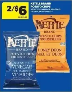 Real Canadian Superstore Kettle brand potato chips offer