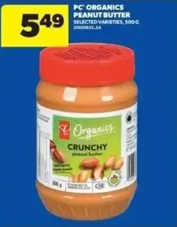 Real Canadian Superstore PC organics peanut butter offer