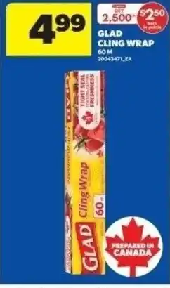 Real Canadian Superstore Glad cling wrap offer