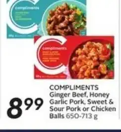 Safeway Compliments Ginger beef offer