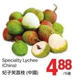 T&T Supermarket Specialty lychee offer