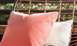 The Brick Indoor/Outdoor Solid Accent Pillow - Coral offer