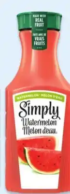Walmart Simply Lemonade or Fruit Juices offer