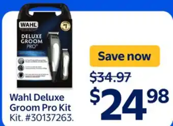 Walmart Wahl Deluxe Groom Pro Kit offer