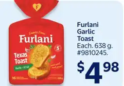 Walmart Furlani Garlic Toast offer
