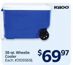 Walmart 38-qt. Wheelie Cooler offer