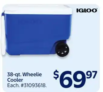 Walmart 38-qt. Wheelie Cooler offer