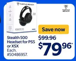 Walmart Stealth 500 Headset for PS5 or XSX offer